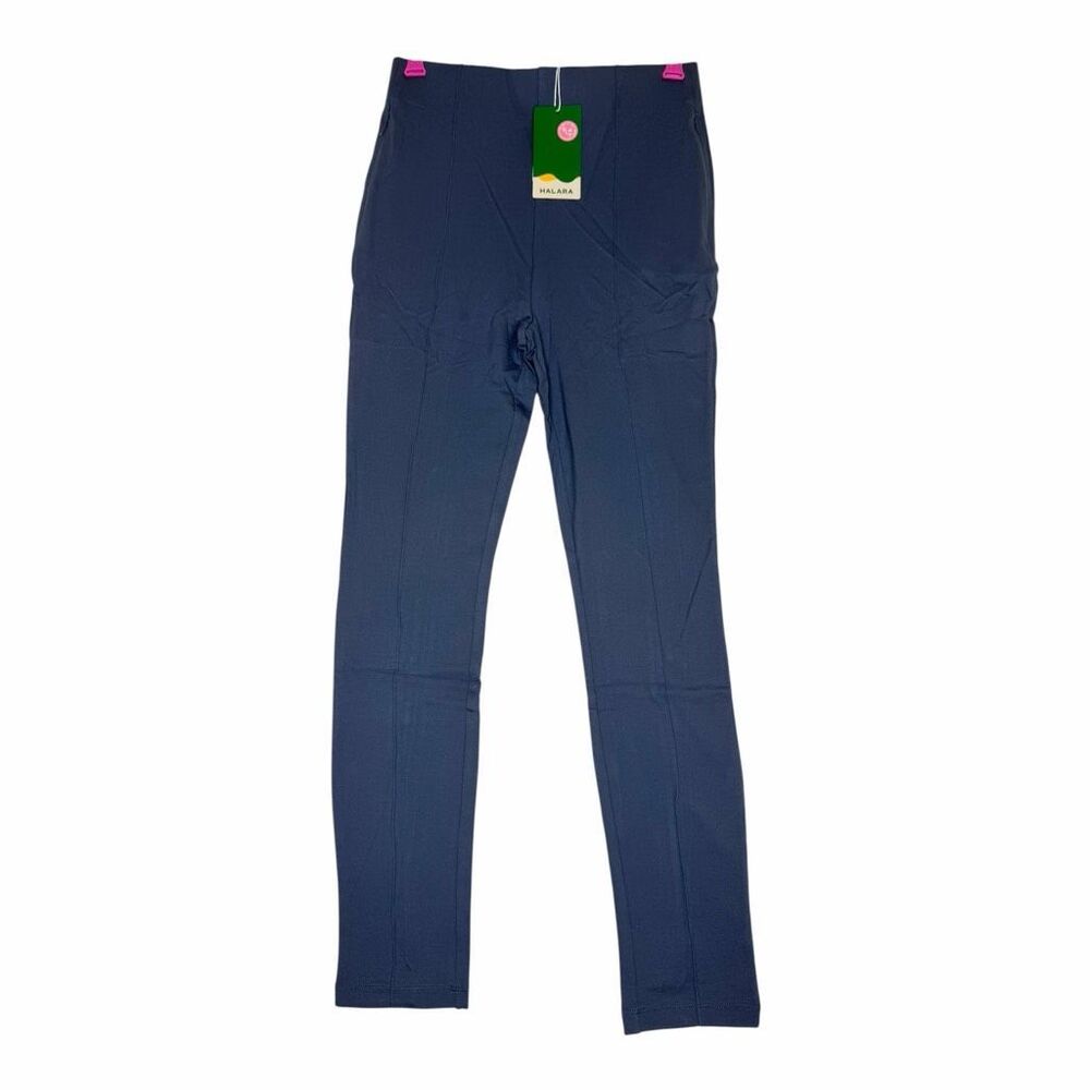 NEW Halara High Waisted Slim Straight Leg Work Pants Slate Blue S‎ Regular